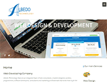 Tablet Screenshot of albedotechnology.com